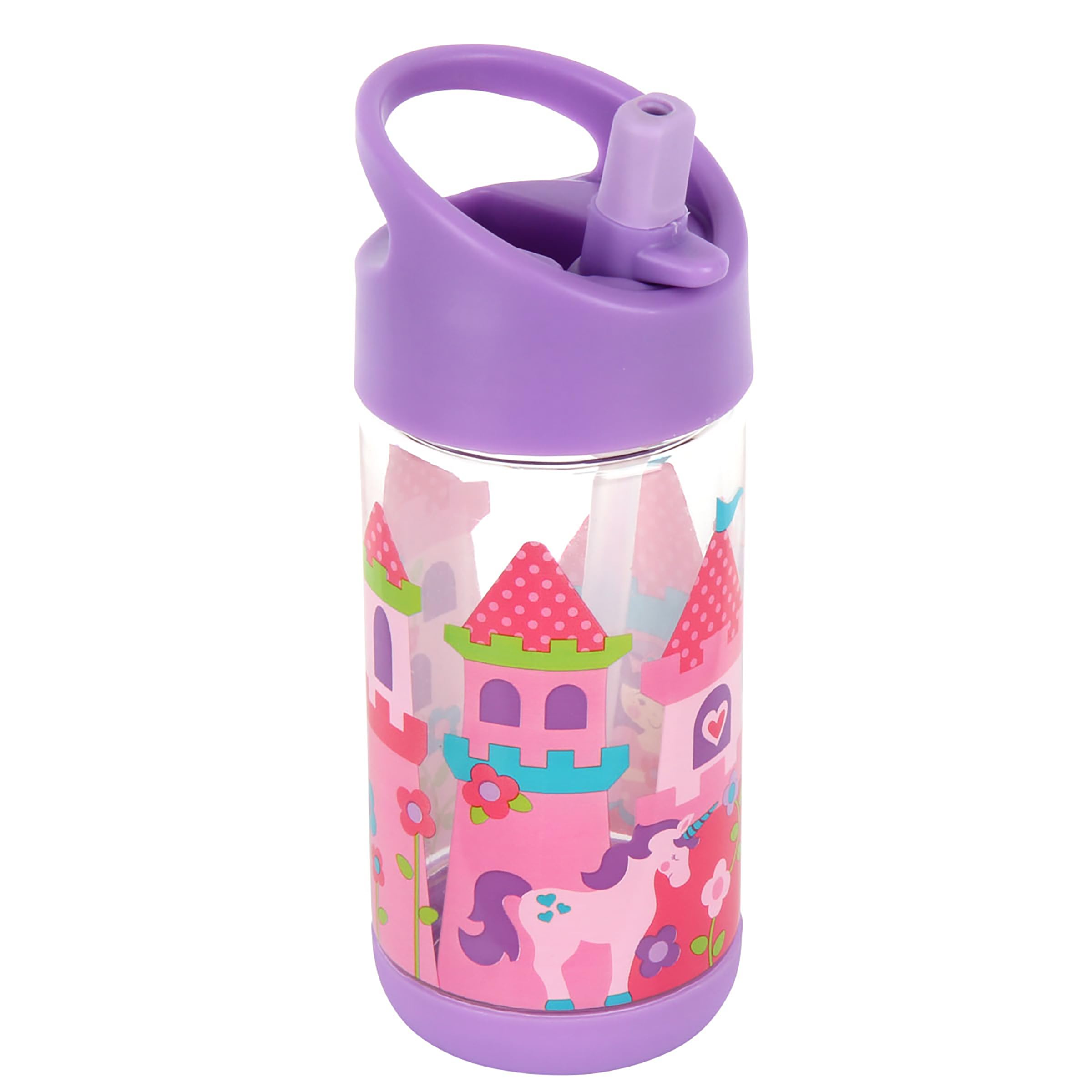 Stephen Joseph, Kids Flip Top Water Bottle, 10 oz Tritan BPA Free, Water Bottle for Girls & Boys, Back to School Flip Top Bottle, Princess
