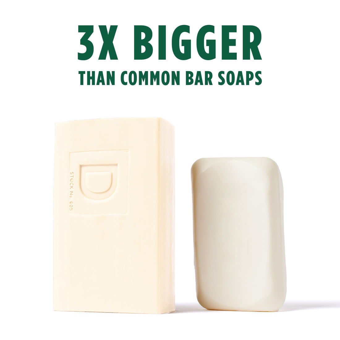 Duke Cannon Great American Frontier Men's Big Brick of Soap - Fresh Cut Pine, 10oz (3 pack)