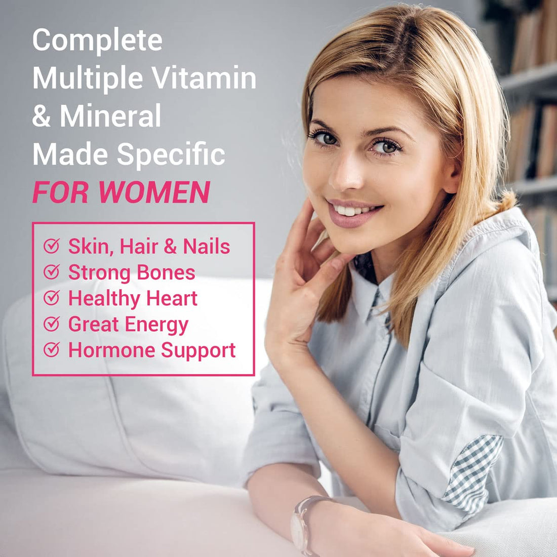 BIO-ESSENTIALS Women’s Essentials Comprehensive Daily Complete Multiple Vitamin, Mineral, and Organic Phytonutrients Complex by Dr. Ian Stern, (90 Capsules)
