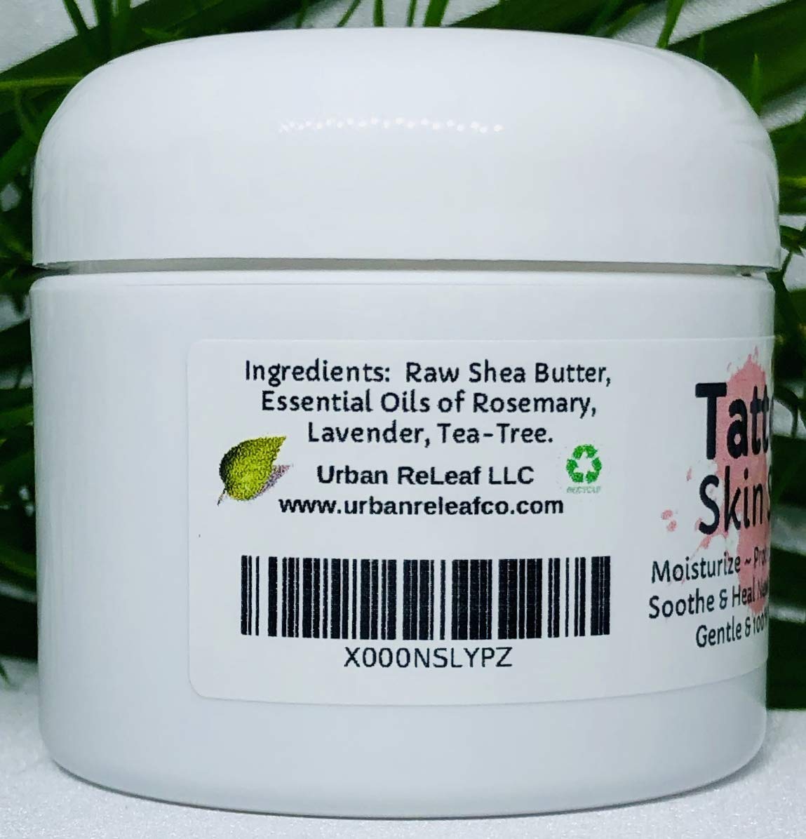 TATTOO SKIN SILK! Heal new tats fast! 100% NATURAL Rich Plant Butters. Balm Goo Ointment, 2 oz Cream Lotion Abrasions PROTECT! Earth's Finest Ingredients! Vegan. Feed your skin... rub it in! Organic Shea Butter, Coconut & Olive Oil, Soywax, Rosemary,