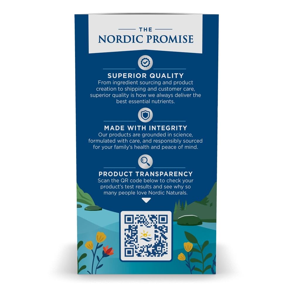 Nordic Naturals Arctic Cod Liver Oil, Lemon - 180 Soft Gels - 750 mg Total Omega-3s with EPA & DHA - Heart & Brain Health, Healthy Immunity, Overall Wellness - Non-GMO - 60 Servings