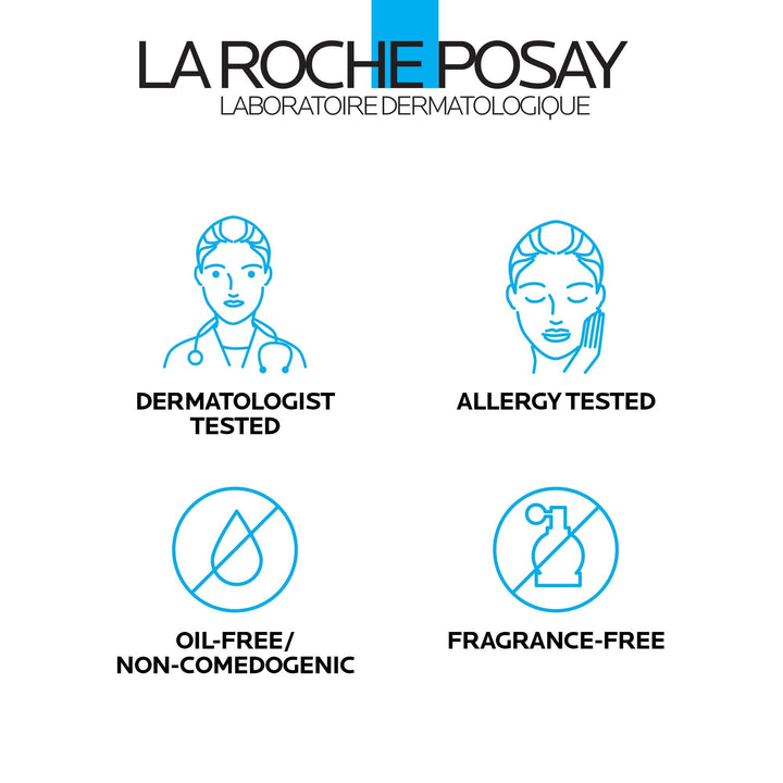 La Roche-Posay Effaclar Purifying Foaming Gel Cleanser for Oily Skin | With Zinc Pidolate To Remove Excess Oil & Shine | Alcohol Free & Oil Free | Face Wash For Oily Skin | Sensitive Skin Tested