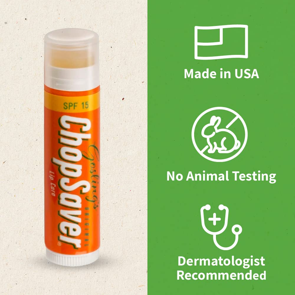 Chop Saver SPF15 Lip Balm Gold 0.15 Ounce (Pack of 6)