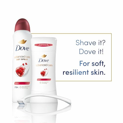Dove Advanced Care Antiperspirant Deodorant Stick for Women, Revive, for 48 Hour Protection And Soft And Comfortable Underarms, 2.6 oz