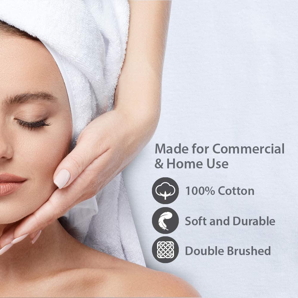 ForPro Premium Flannel 3-Piece Massage Sheet Set, White, for Massage Tables, Includes Massage Flat Sheet, Massage Fitted Sheet, and Massage Fitted Face Rest Cover