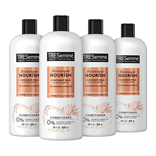 TRESemmé Conditioner Botanique Nourish 4 Pack With 100% Natural Coconut Milk and Aloe Vera 28 Fl Oz