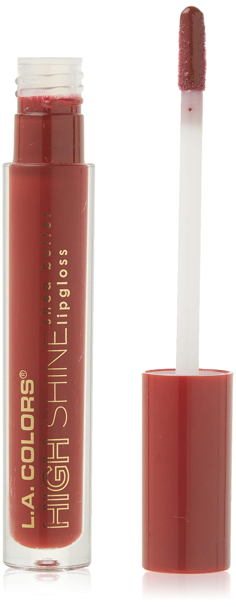 L.A. Colors High Shine Shea Butter Lip Gloss, Scarlett, 0.14 Ounce by L.A. Colors