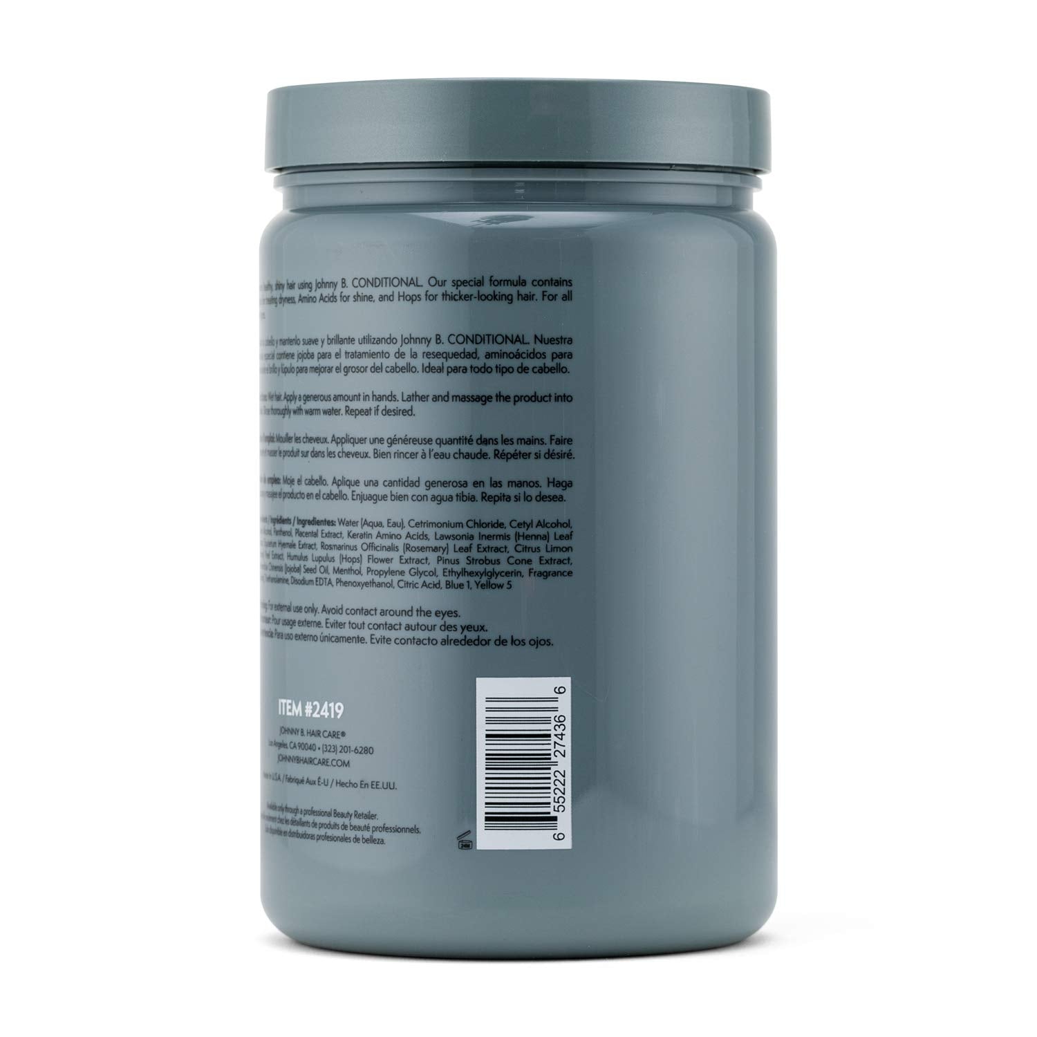 Johnny B Authentic Hair Go Conditioner - 32 oz