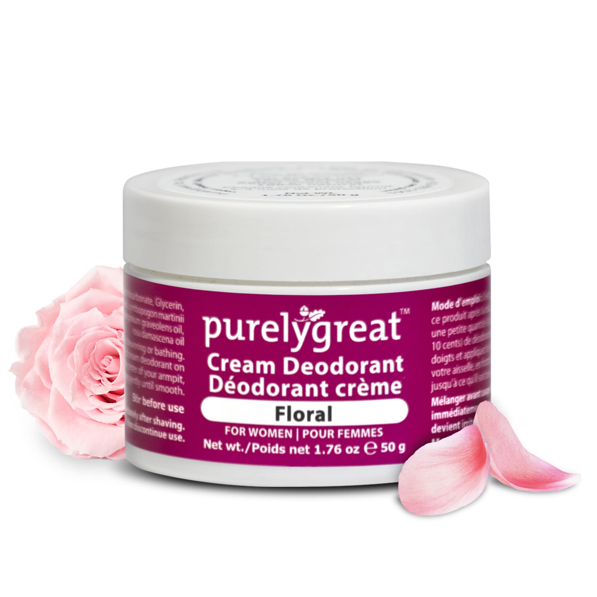Natural Deodorant for Women Floral