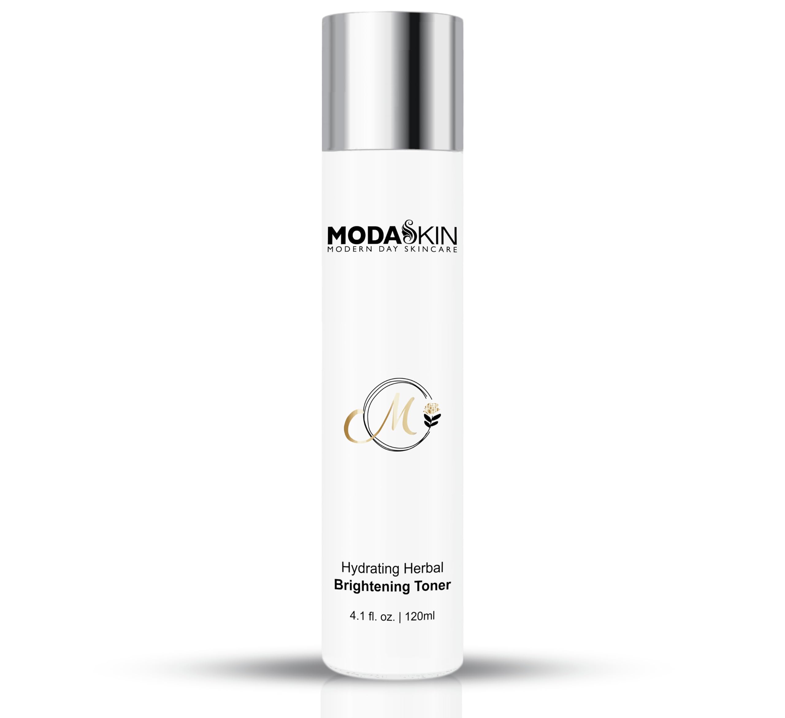 MODASKIN Hydrating Herbal Brightening Toner, Herbal Extract & Antioxidant, Witch Hazel to Brighten & Restore Your Skin's Natural Glow, 4.1 Oz