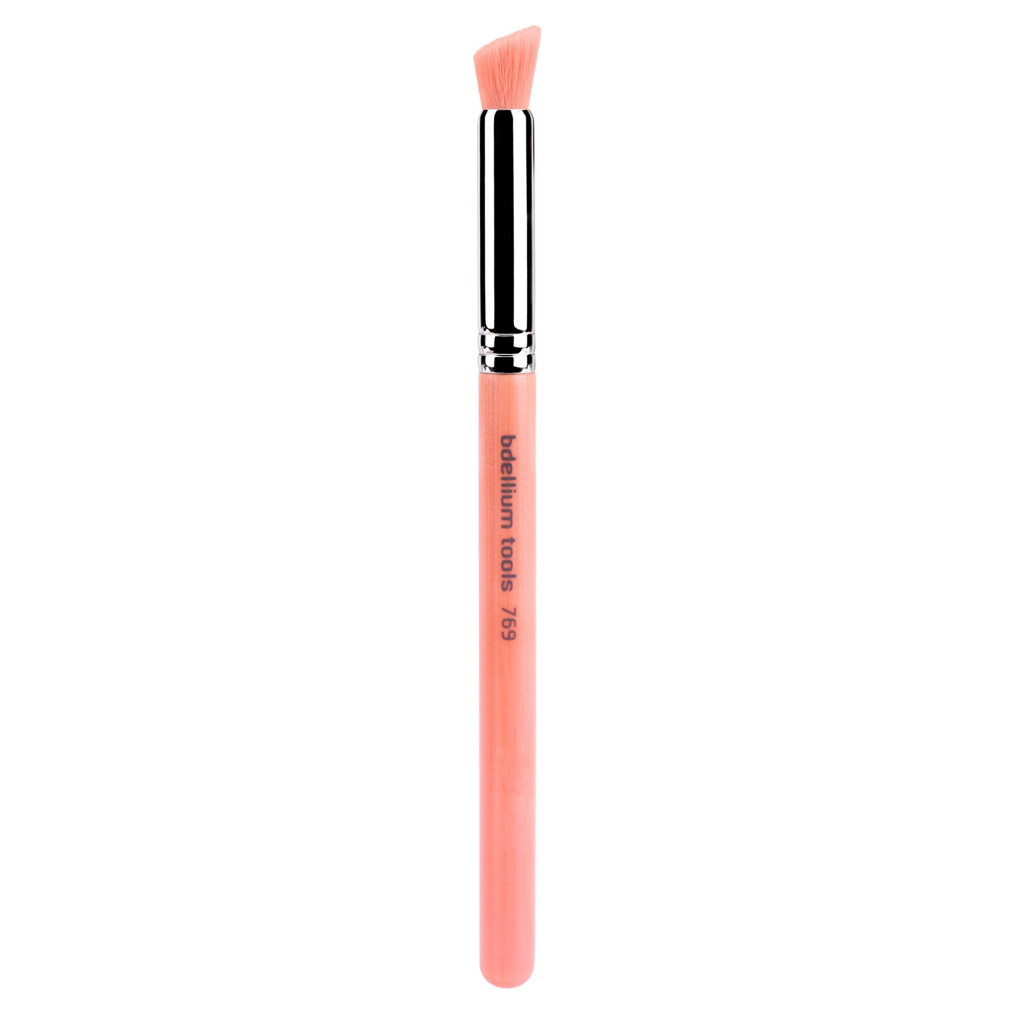Bdellium Tools Professional Eco-Friendly Makeup Brush Pink Bambu Series - Angled Contour 769