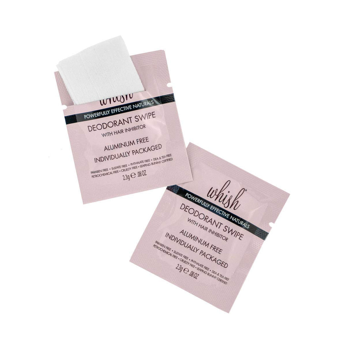 Whish Deodorant Swipes With Hair Inhibitor (30 Swipes)