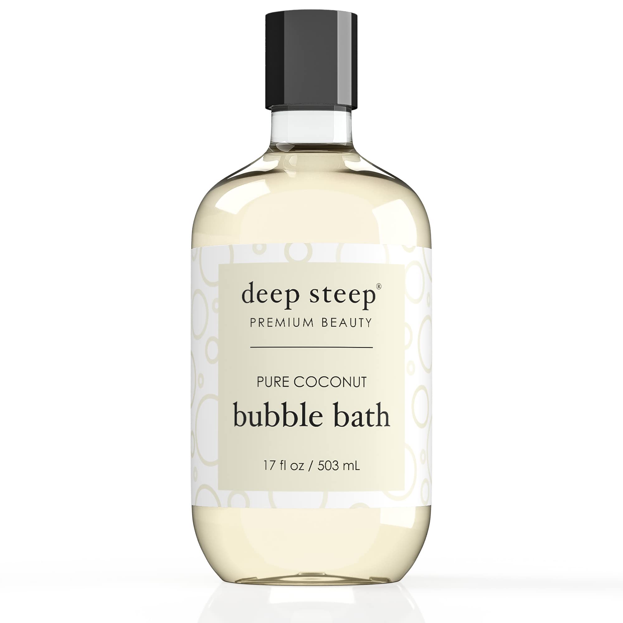 Deep Steep Bubble Bath, Coconut Oil, 17 Ounces (17 Ounce, Pure Coconut)