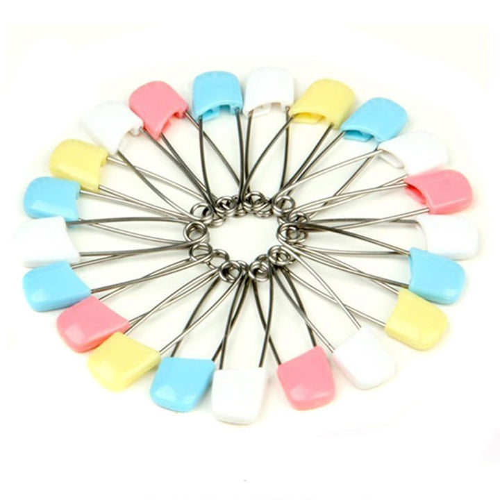 SPHTOEO 50PCS Cloth Diaper Pins Stainless Steel Traditional Safety Pin