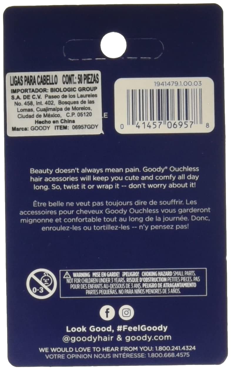 Goody WoMens Ouchless Latex Elastics