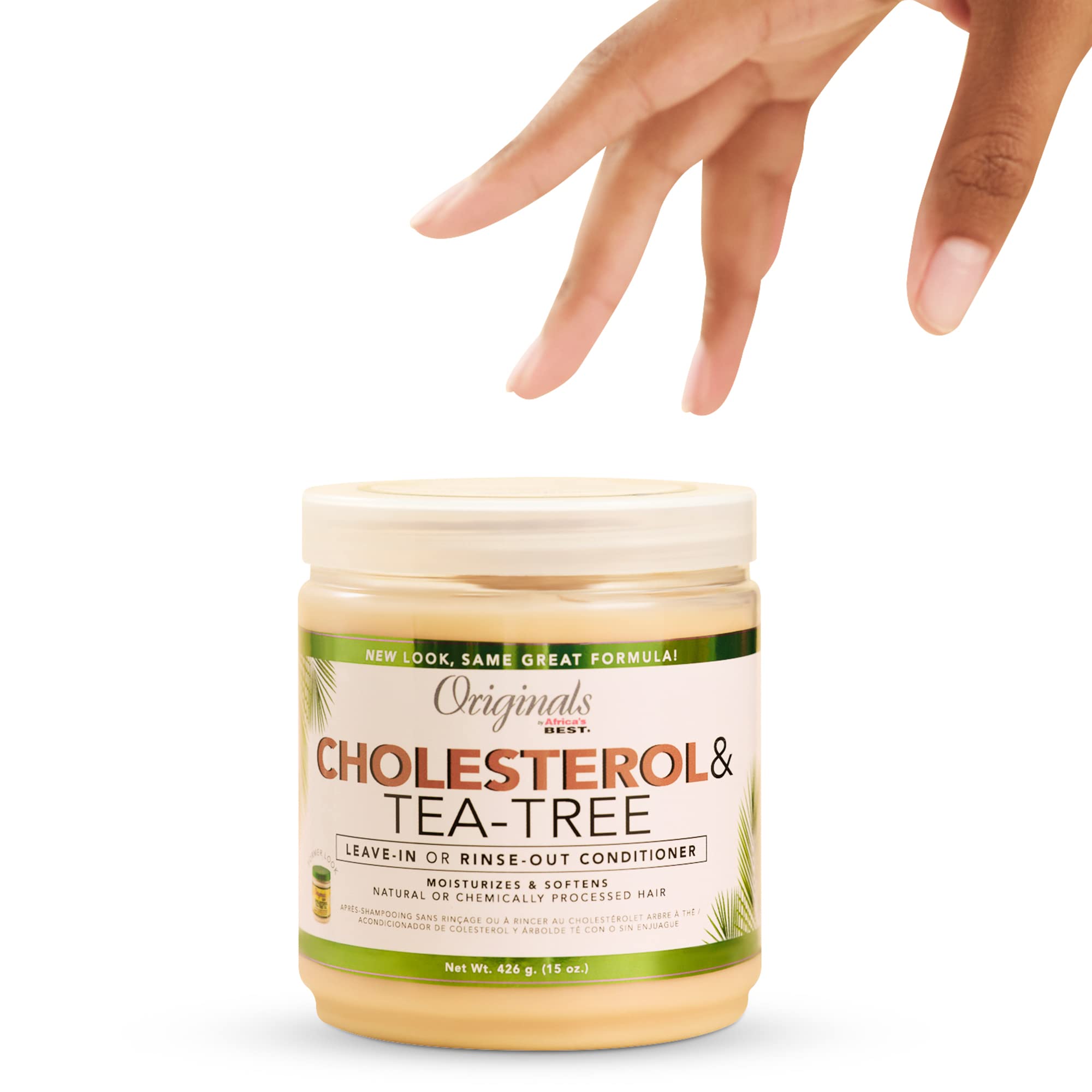 Africa's Best Organic Cholesterol Tea Tree Conditioner, 443ml