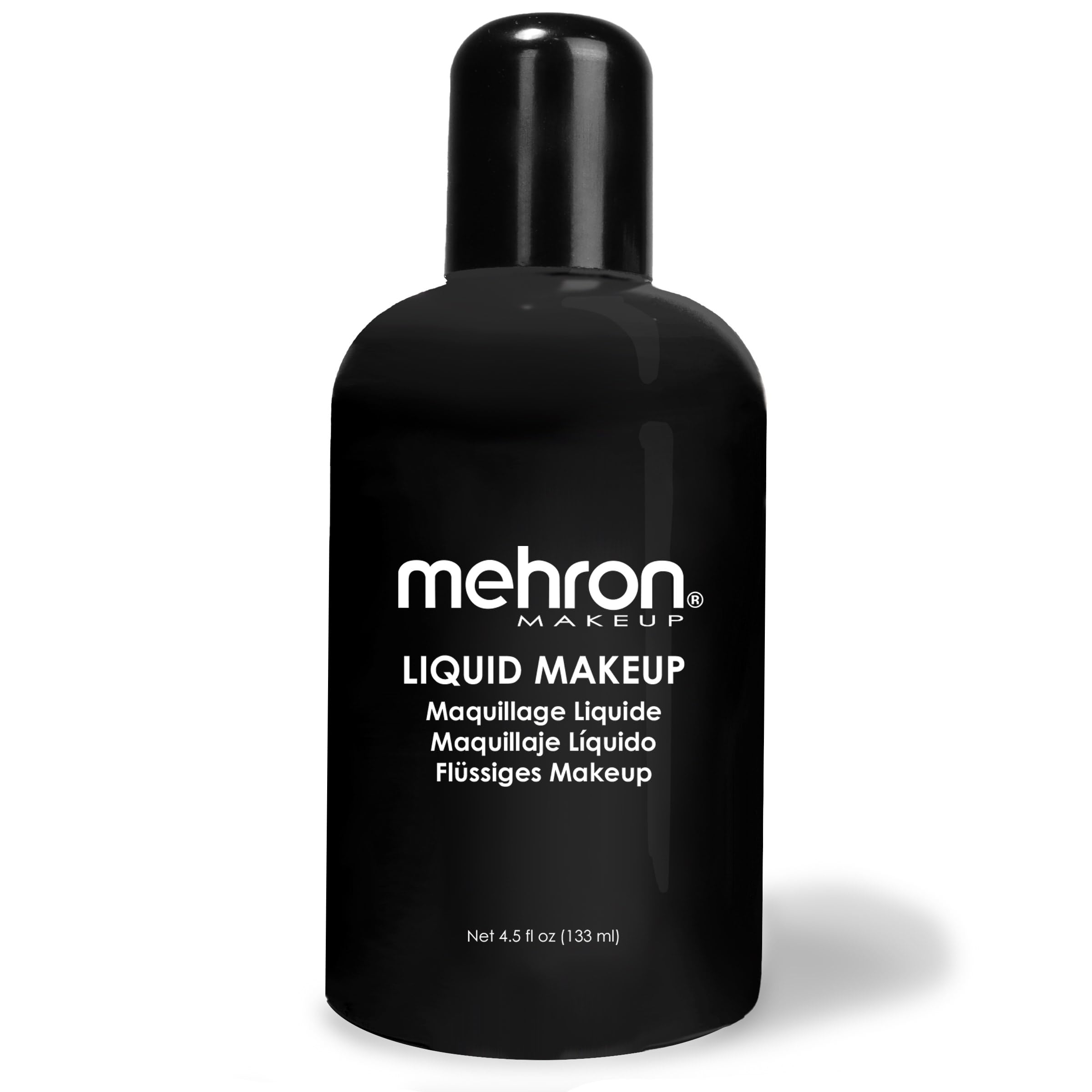 Mehron Professional Liquid Makeup #111 Black, 4.5 Ounce