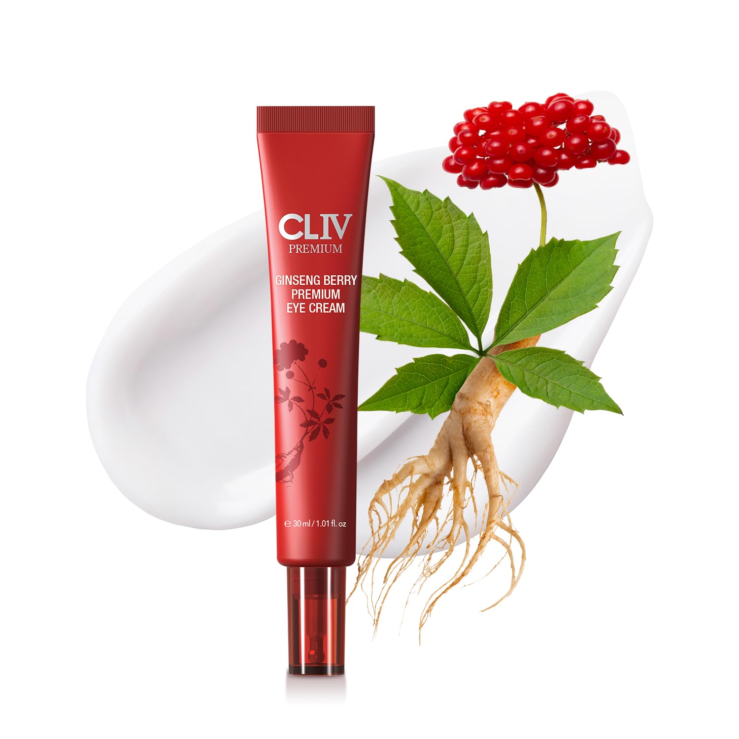 CLIV Ginseng Berry Premium Moisturizing Eye Cream with Ginseng Berry Fermentation Filtrate (Eye Cream 1.01 fl.oz)