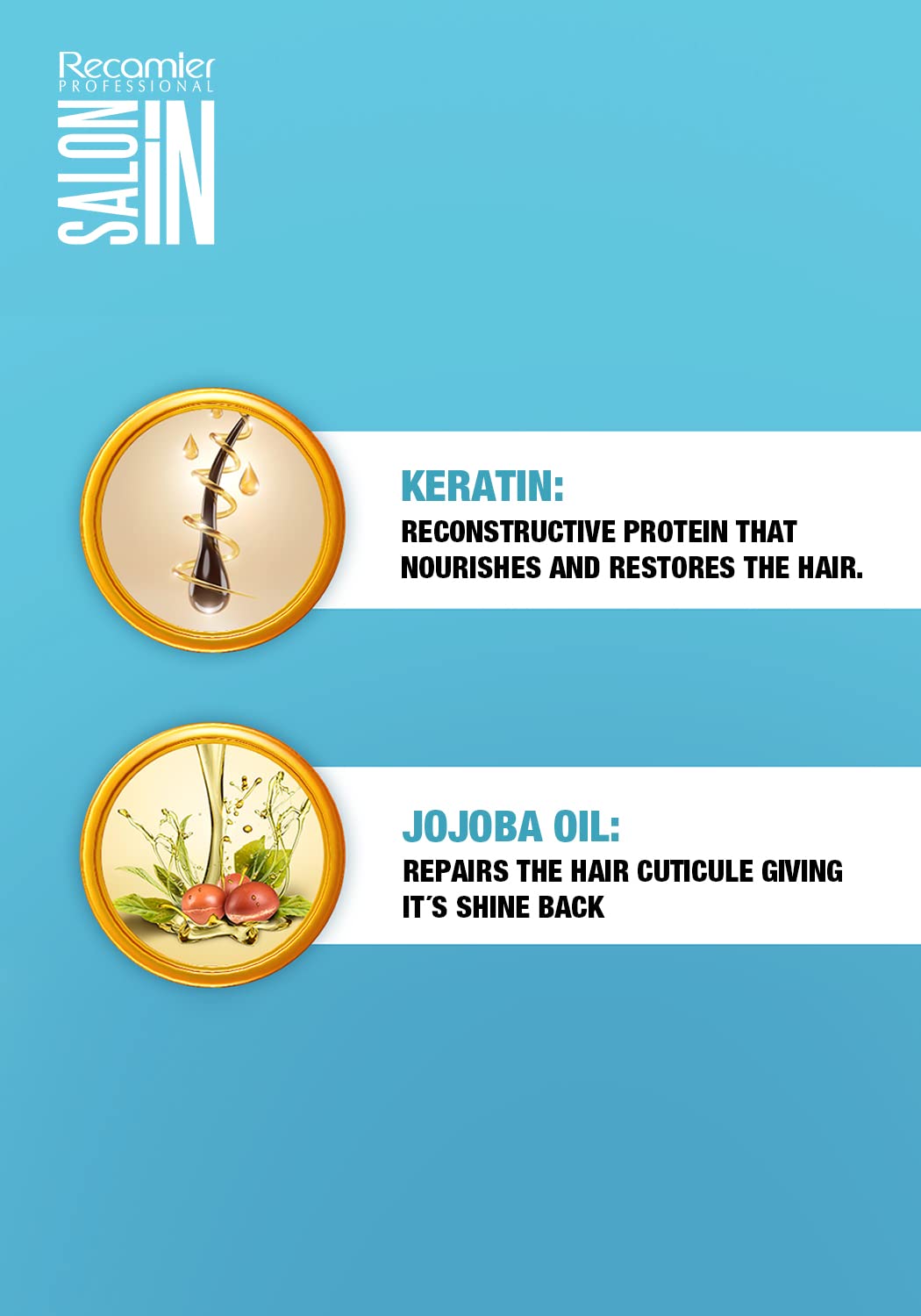 RECAMIER Professional Salon In Texturizing Frizz Control Curly Hair Spray for Styling | Curl Refresher Care Products Crema para Peinar el Cabello Rizado