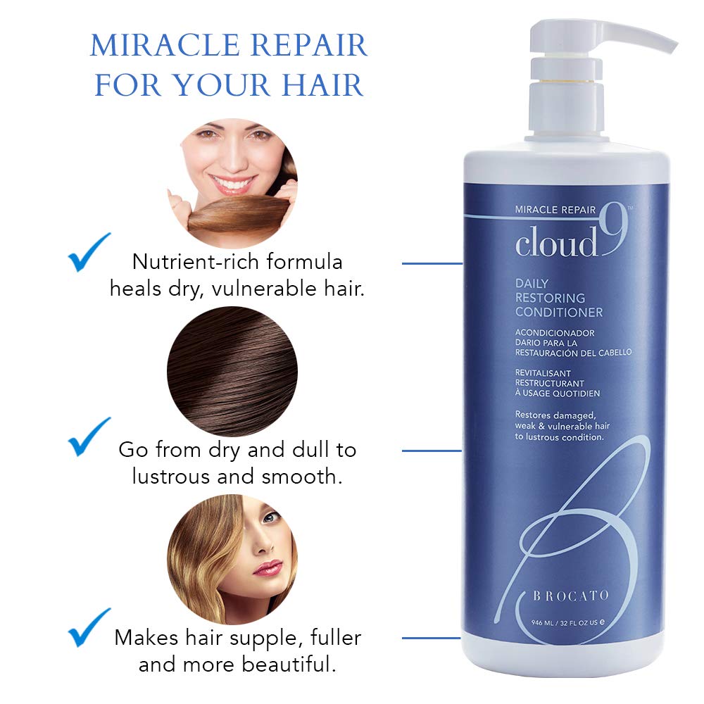Brocato Cloud 9 Daily Restoring Conditioner, 32 Ounce