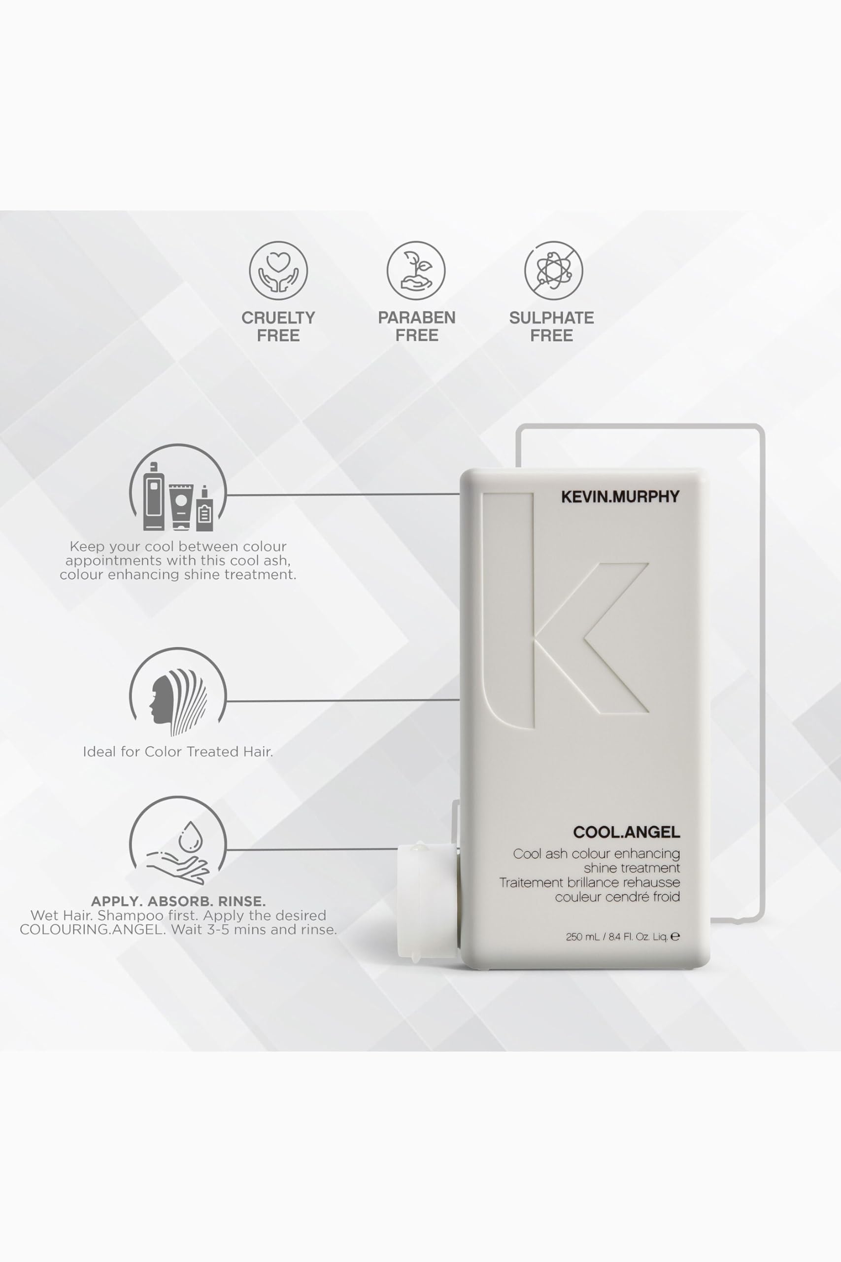 Kevin Murphy Cool Angel Ashcolour Renhancing Treatment, 8.4 Ounce