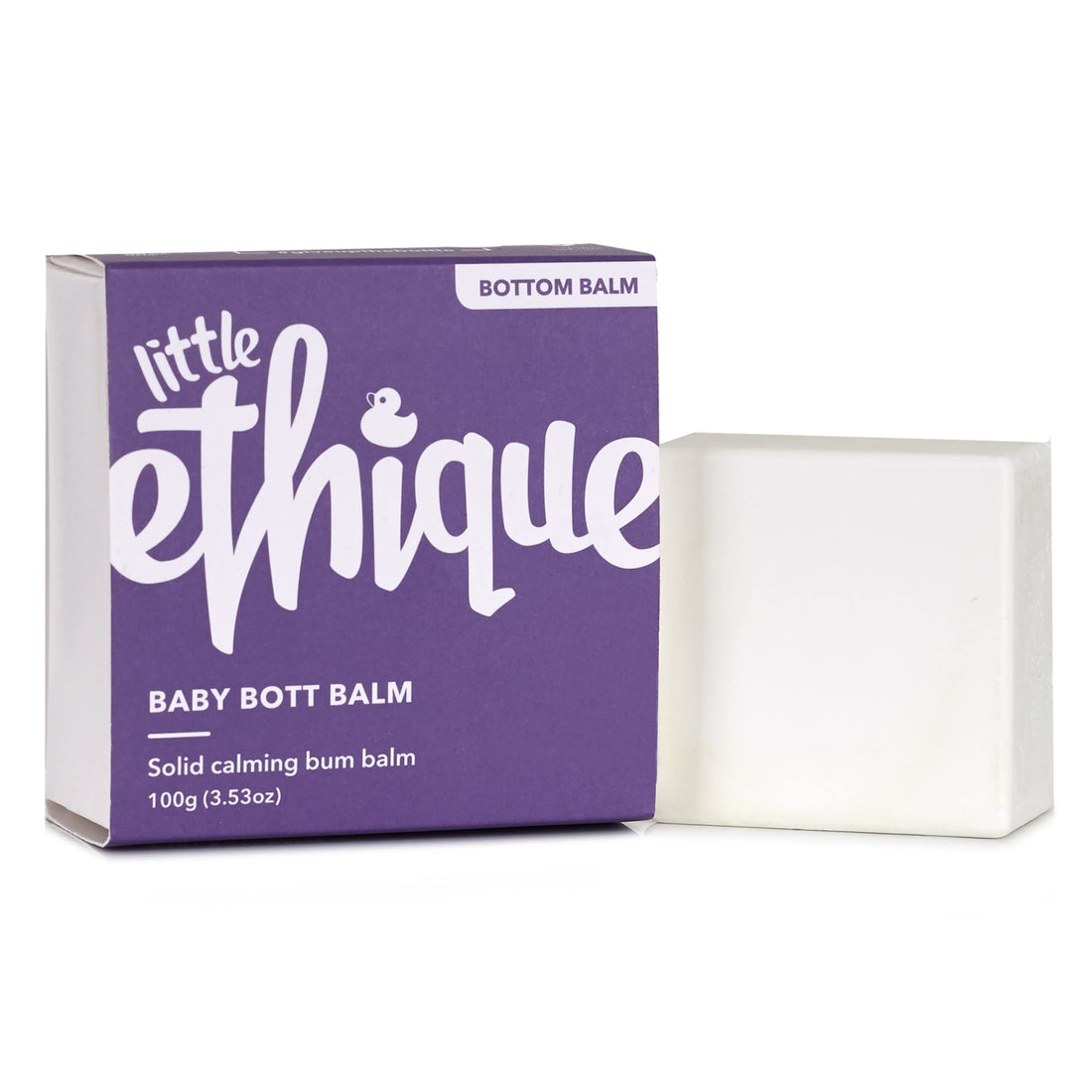 Ethique Eco-Friendly Diaper Rash Balm for Little Ones, Baby Bott Balm - Sustainable, Natural, with Zinc Oxide to Reduce Sore Skin, Plastic Free, Vegan, Plant Based, Compostable and Zero Waste, 3.53oz