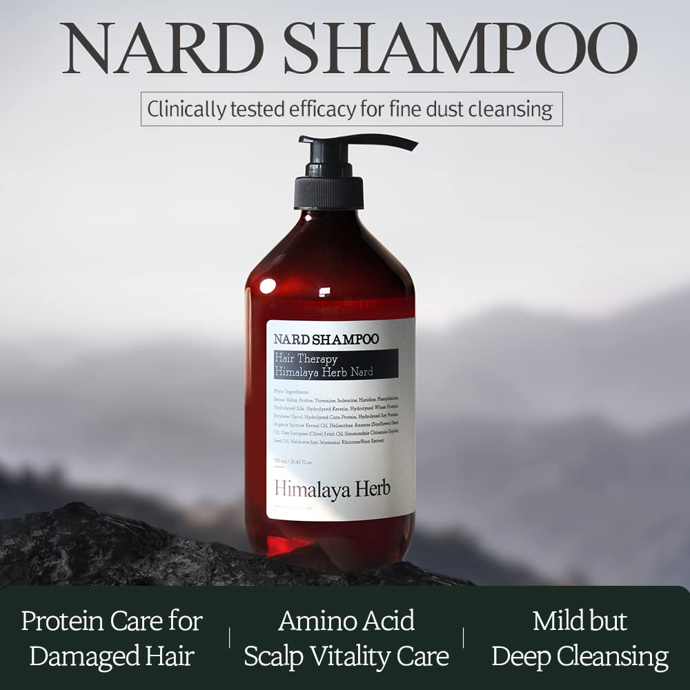 NARD Shampoo and Conditioner Set Signature - Scalp Vitality, Soft Cleansing, Hair Care, and Treatment (Containing Argan Olive Jojoba Macadamia Sunflower Oil, Protein, and Amino Acids) - 33.8 oz