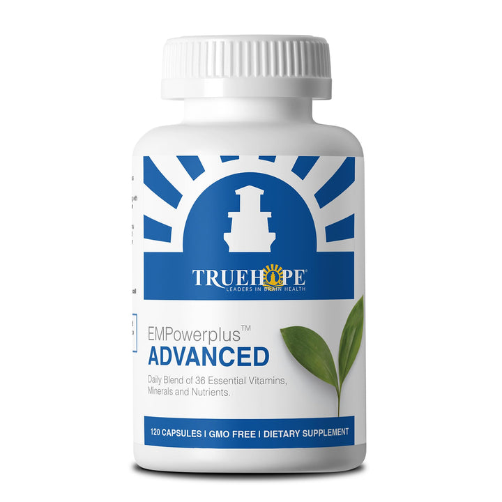 Truehope EMPowerplus Advanced Multivitamin for Women and Men - Broad-Spectrum Essential Multivitamin and Chelated Minerals to Support Cognitive Functions - Original Formulation - 120 Capsules