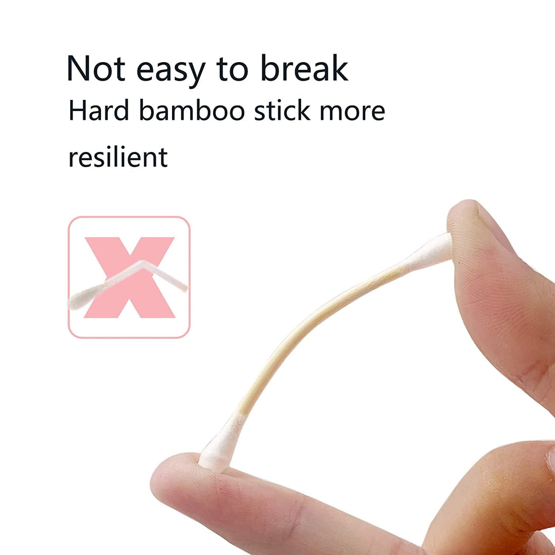 Wooden Cotton Swabs 1200 ct | Bamboo Cotton Swabs Double Tipped | Biodegradable Cotton Buds