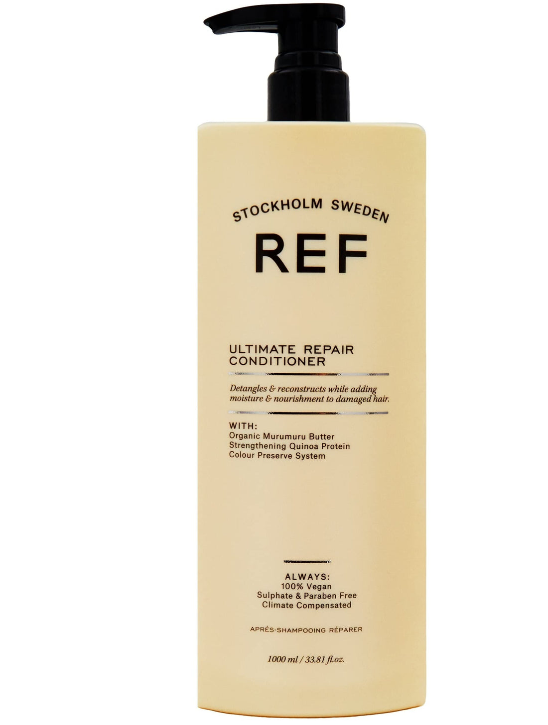 Ref. Ultimate Repair Conditioner 1000ml Conditioner with natural extracts specially selected to protect, strengthen and rebuild dry, damaged hair.