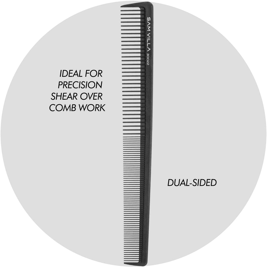 Sam Villa Artist Series Professional Detailing & Hair Parting Comb