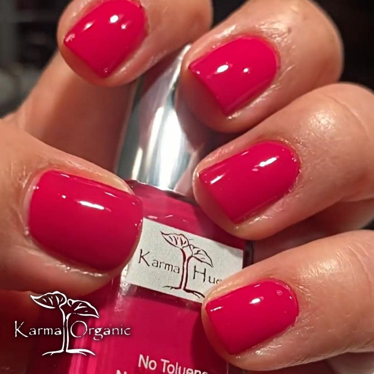 Karma Organic Nail Polish; Non-Toxic, Vegan, and Cruelty-Free (FARMER'S MARKET BERRIES)