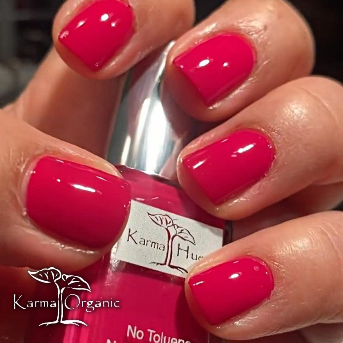 Karma Organic Nail Polish; Non-Toxic, Vegan, and Cruelty-Free (FARMER'S MARKET BERRIES)