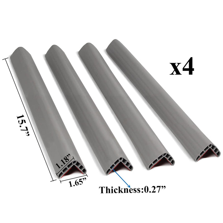 LEWINO Stair Edge Protector Edge Bumper Guard Stair Proofing Table Edge Protector for Garage, Cabinet, Fireplace 5.3ft (15.7in*4pcs)