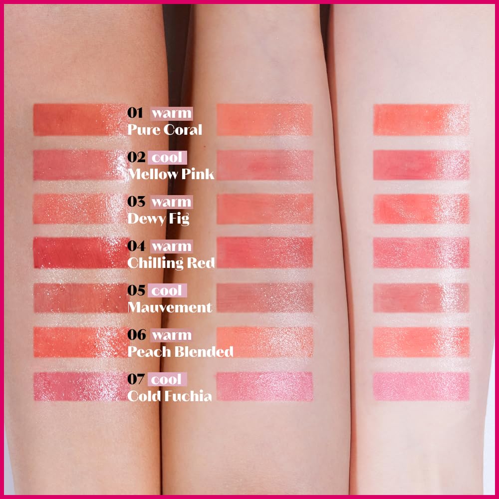 ETUDE Glow Fixing Tint #5 Mauvement | Non-sticky Glossy Shine Lip stain | Fills up with comfortable moisture | Tinting for dry lips, Korean makeup, Kbeauty