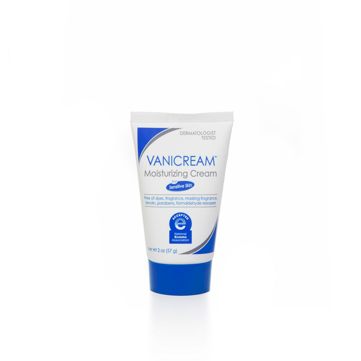 Vanicream Moisturizing Skin Lotion Tube for Sensitive Skin, Soothes Red, Irritated, Cracked or Itchy Skin, Dye Free, Fragrance Free, Preservative Free, Dermatologist Tested, 2 Ounce (Pack of 1)