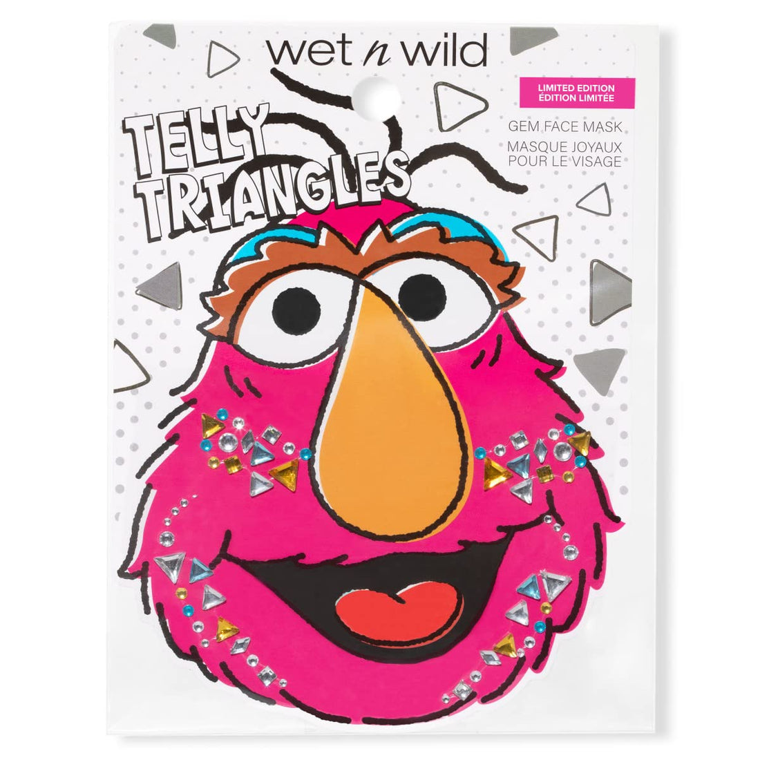 wet n wild x Sesame Street, Telly Triangles Gem Face Masks
