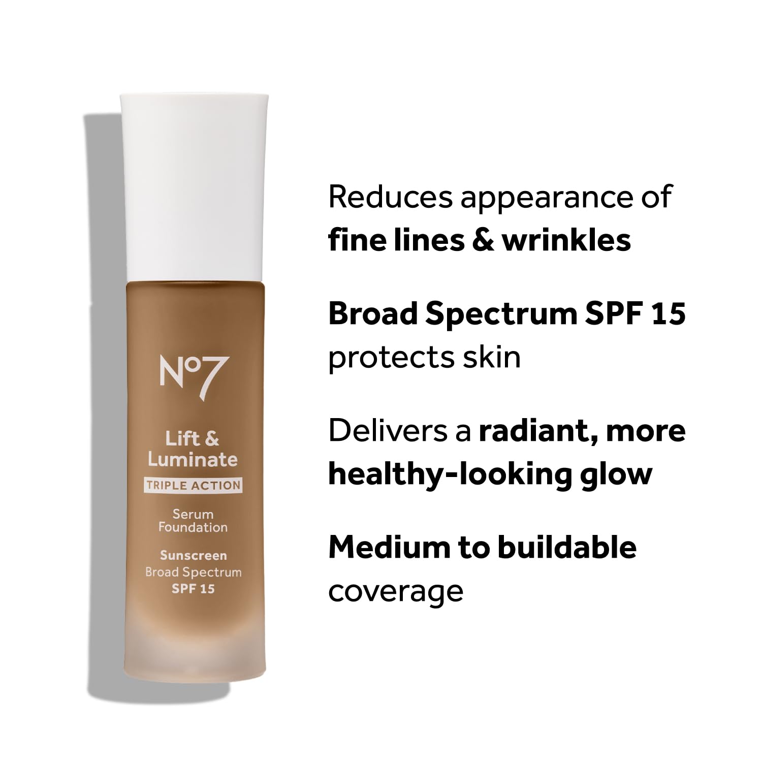 No7174; Lift & Luminate Foundation SPF 15 Cool Ivory - 1oz Cool Ivory