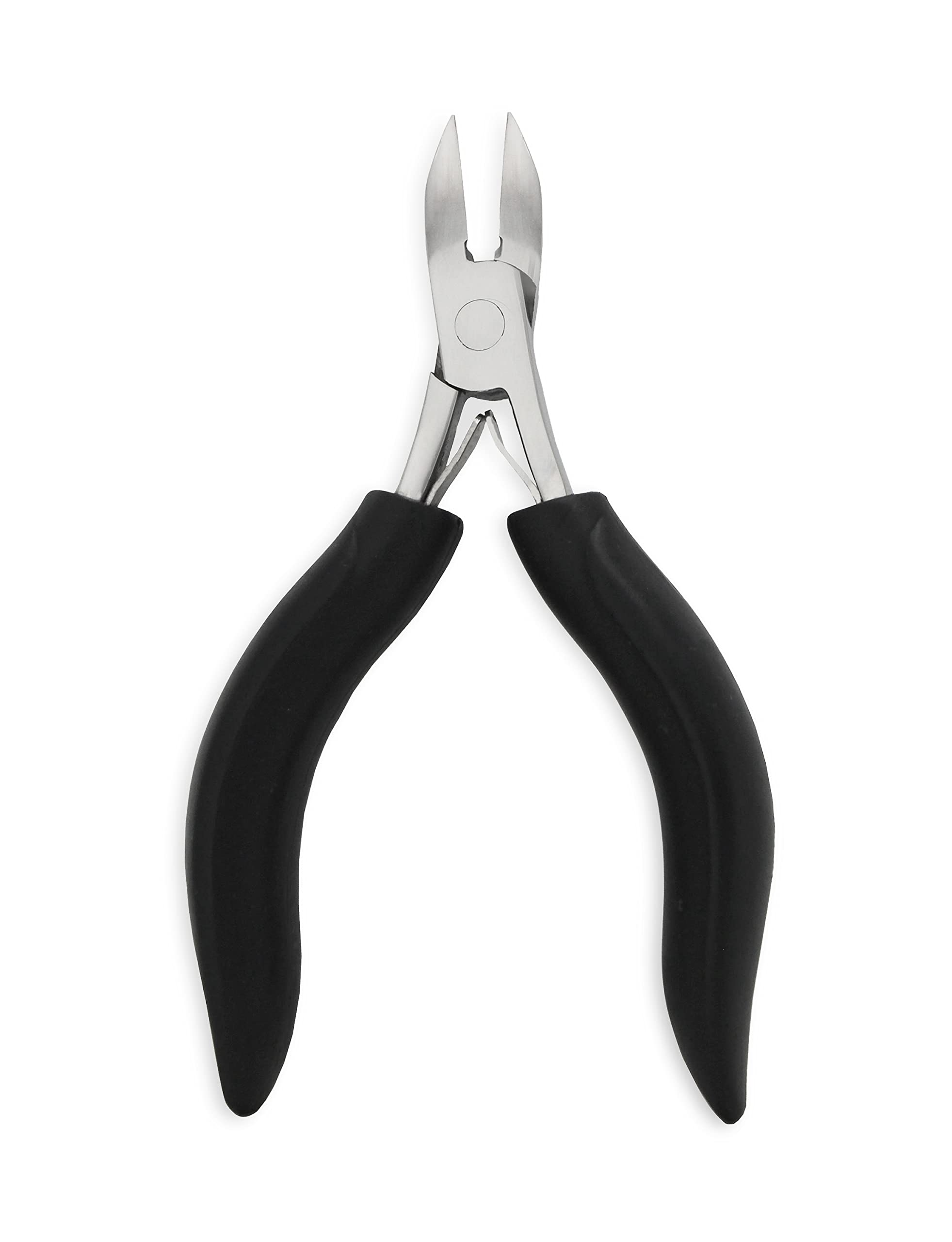 Amazon Basics Toenail Clippers with Comfort Grip, Black