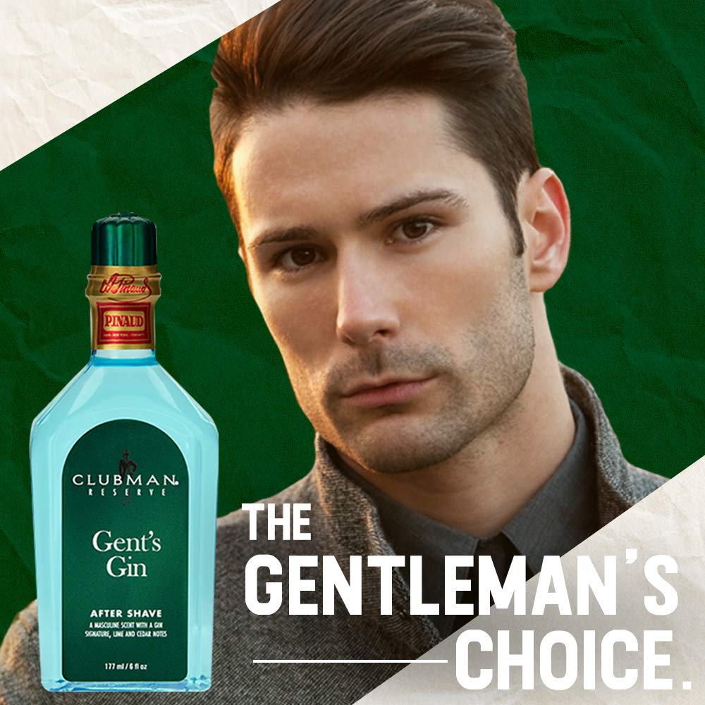 Clubman Reserve Gents Gin After Shave Lotion, 6 oz