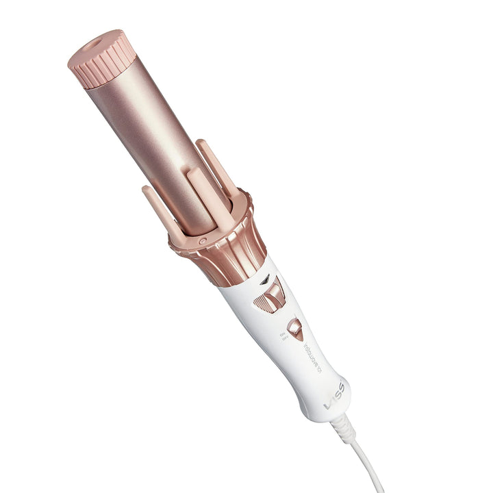 Kiss Instawave 101 Ceramic Automatic Rotating Ceramic Tourmaline Curling Iron,1 1/4, Multi