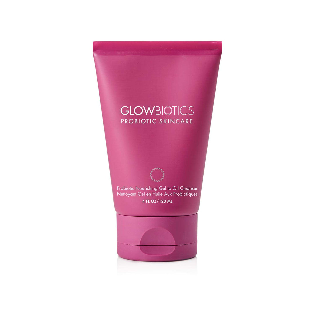 Glowbiotics MD Probiotic Nourishing Gel to Oil Cleanser Makeup and Impurity Remover - For Dry, Normal, and Sensitive Skin - Made in the USA, Basic, 4 Fl Oz