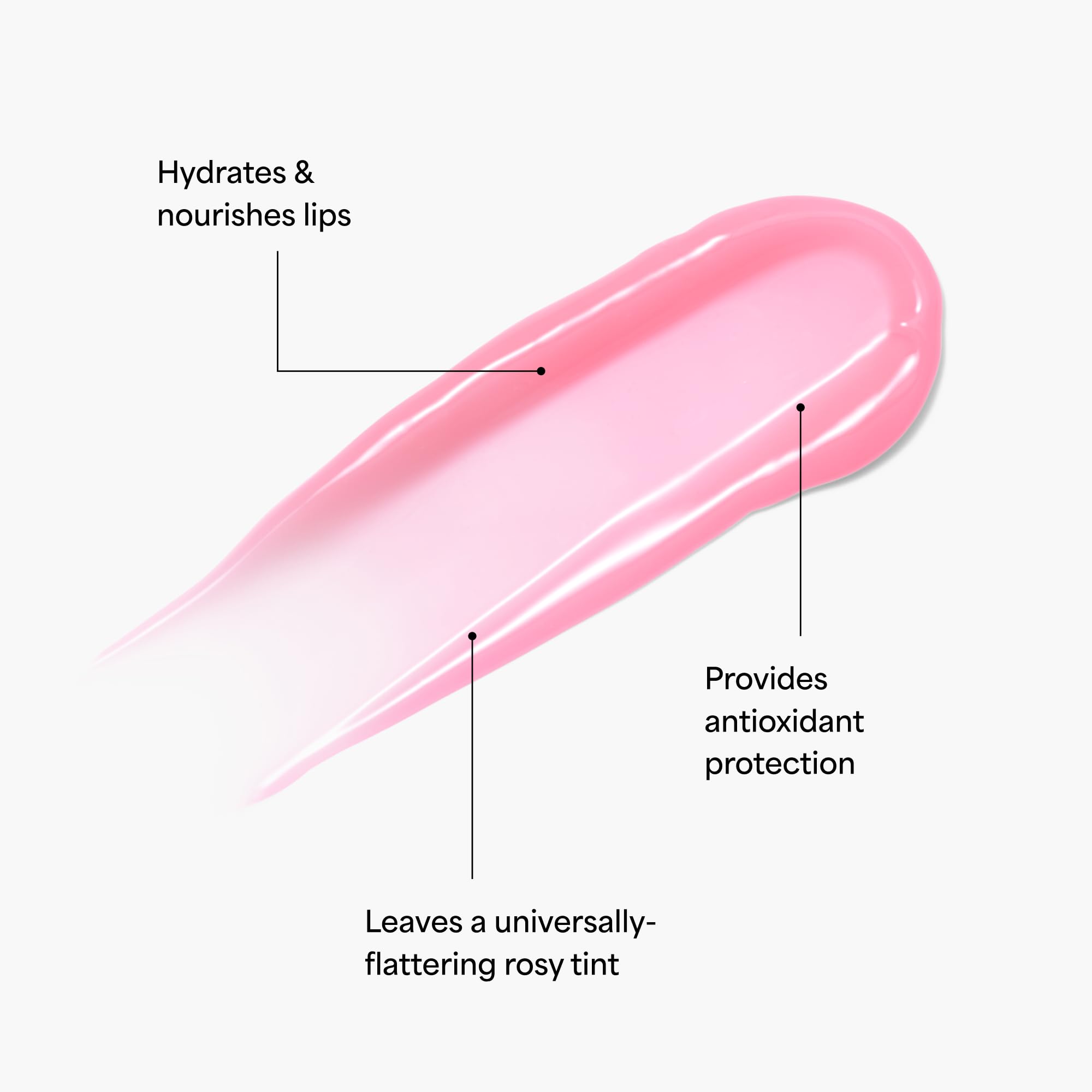 TULA Skin Care Rose Glow + Get It Lip Balm - Hydrating Peptide Lip Treatment with Hyaluronic Acid & Vitamin E, 0.28 oz.