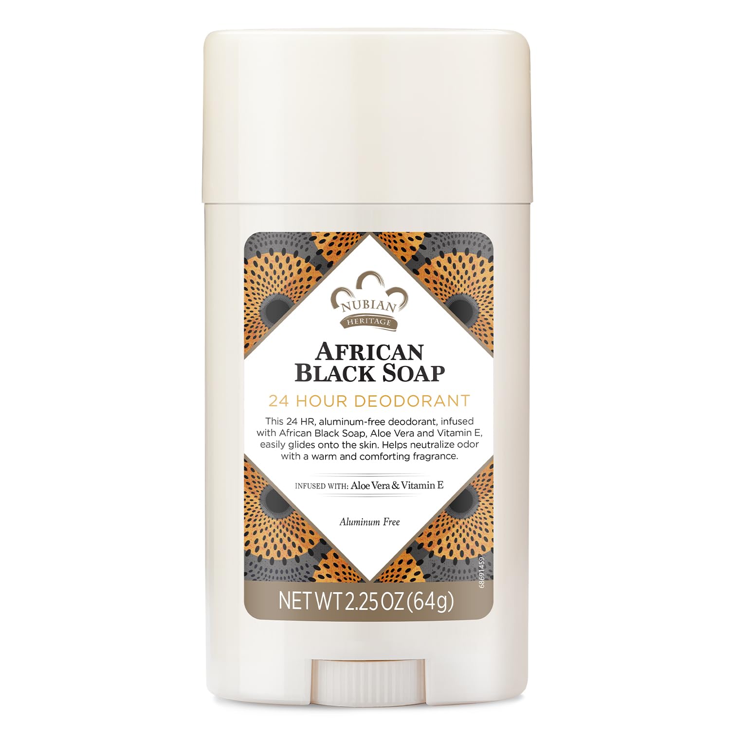 African Black Soap Deodorant, 2.25 Oz by Nubian Heritage