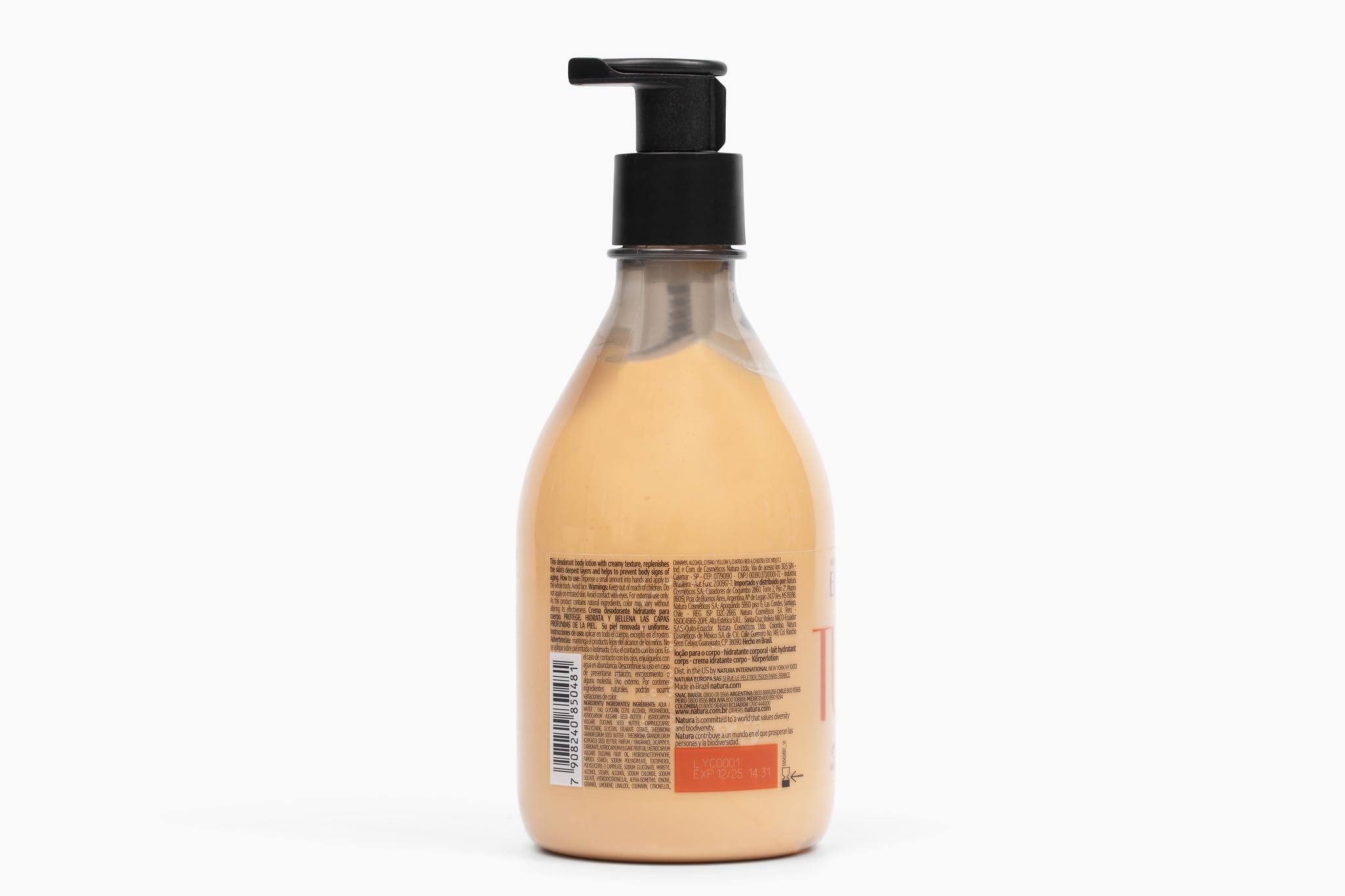 natura - Ekos Tukumã Replenishing Body Lotion - Vegan Skin Care - Moisturize & Improve Skin Texture - Boost Hyaluronic Acid - Brazilian Beauty Secrets - Self Care & Body Care - 13.5 fl oz (400ml)