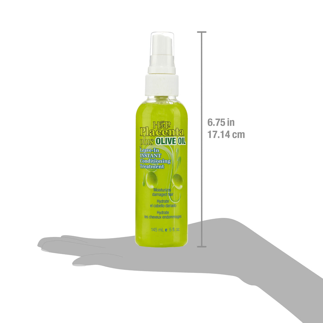 Hask Placenta Leave-In Cond. Treatment W/Olive Oil 5oz