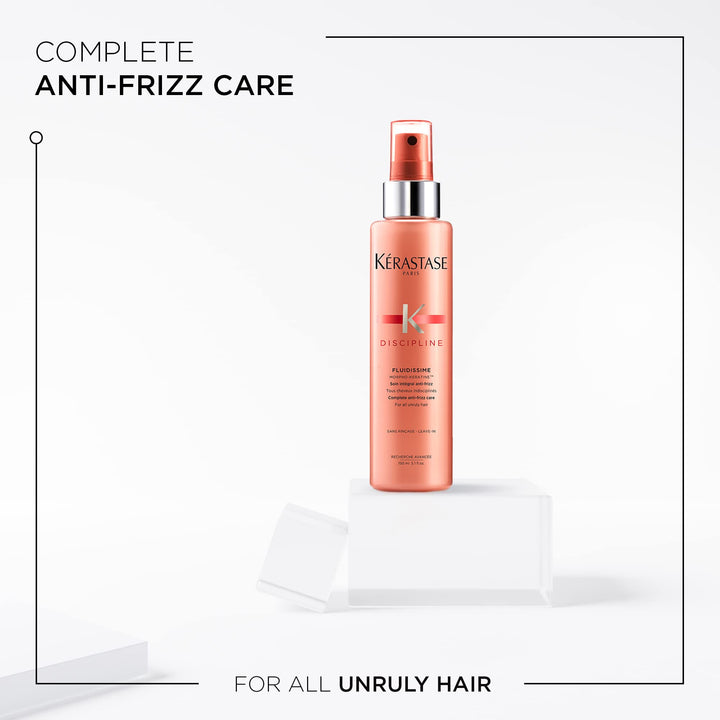 Kerastase Discipline Fluidissime Complete Anti-Frizz Care Spray for Unisex, 5.1 Ounce