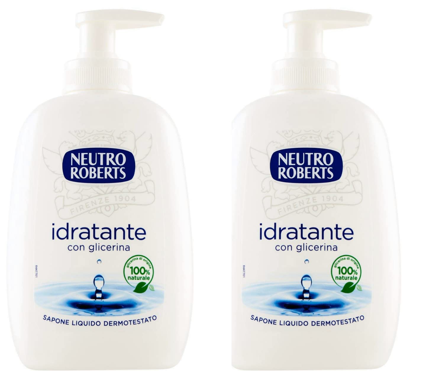 Neutro Roberts Liquid Moisturizing Soap 200ml 6.76fl.oz, Pack of 2