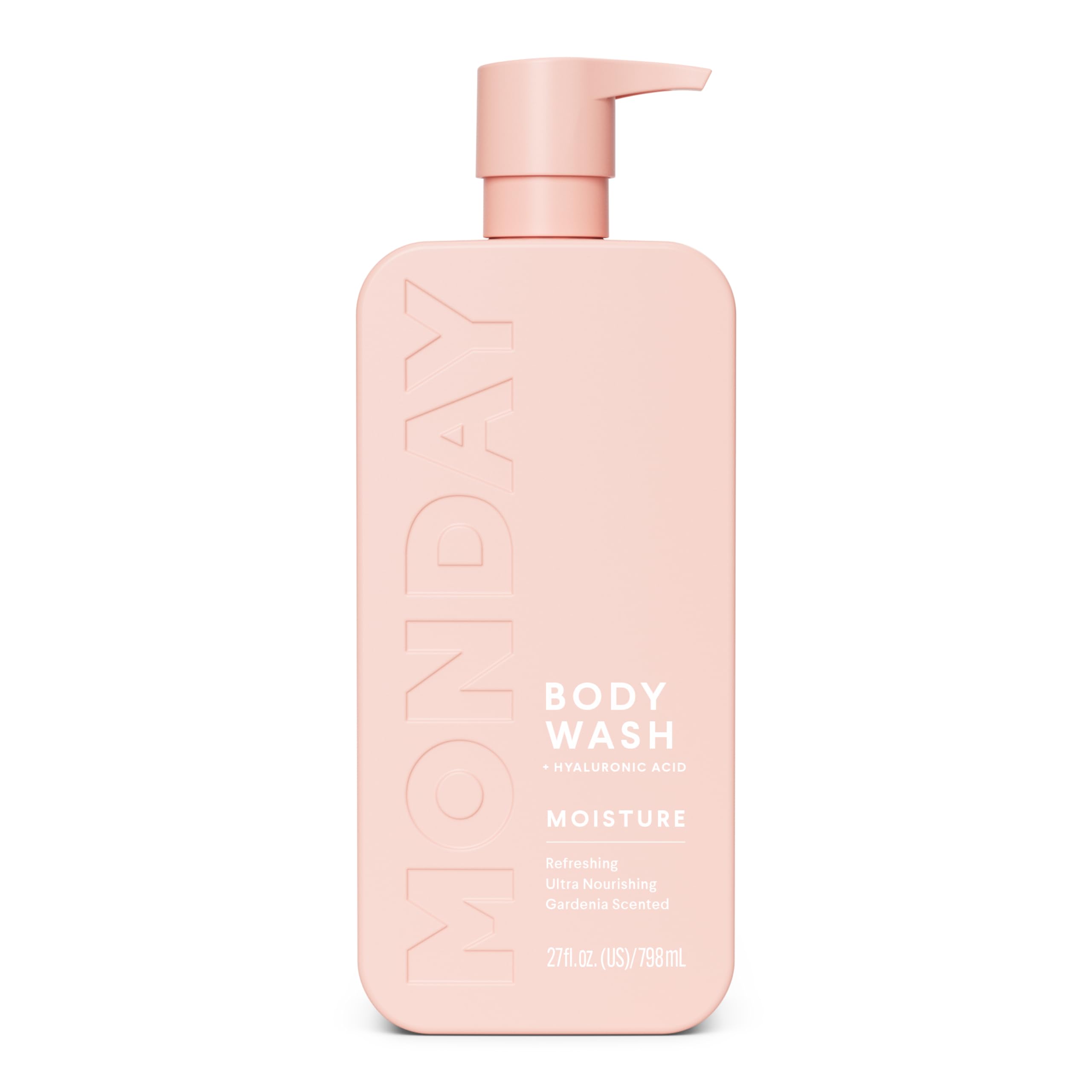 MONDAY HAIRCARE Moisture Body Wash 27oz - Nourishing Ingredients, Shea Butter, Coconut Oil and Grapefruit Extract, Hydrate and Replenish Skin
