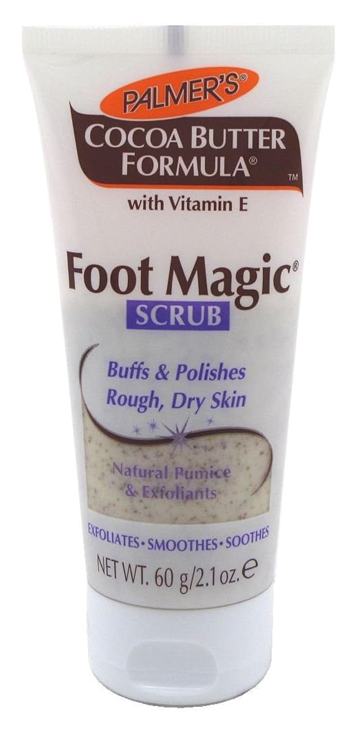 Palmers Cocoa Butter Foot Magic Scrub 2.1 Ounce (62ml) (3 Pack)